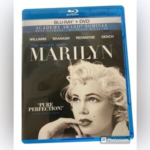 Marilyn Monroe My Week With Marilyn Blu-Ray DVD EUC
